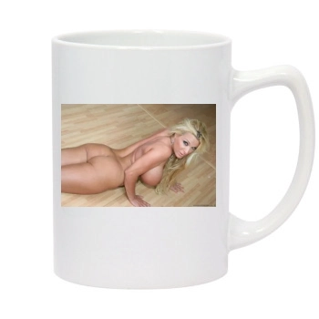 Holly Halston 14oz White Statesman Mug