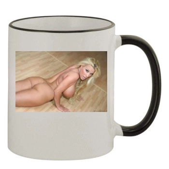 Holly Halston 11oz Colored Rim & Handle Mug