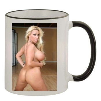 Holly Halston 11oz Colored Rim & Handle Mug