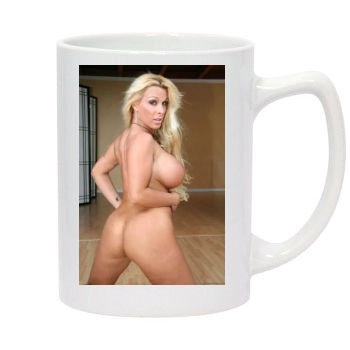 Holly Halston 14oz White Statesman Mug