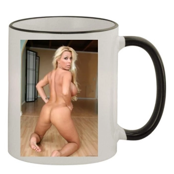 Holly Halston 11oz Colored Rim & Handle Mug