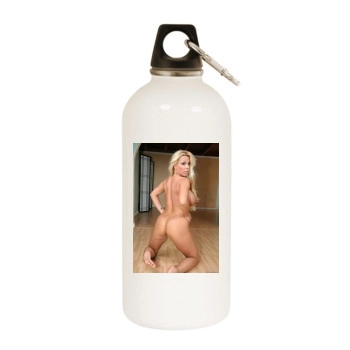 Holly Halston White Water Bottle With Carabiner