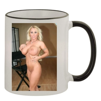 Holly Halston 11oz Colored Rim & Handle Mug