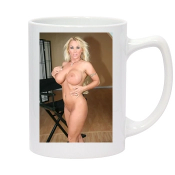 Holly Halston 14oz White Statesman Mug