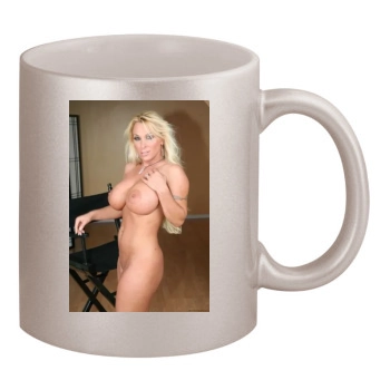 Holly Halston 11oz Metallic Silver Mug