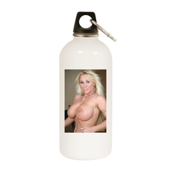 Holly Halston White Water Bottle With Carabiner