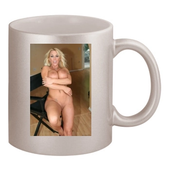 Holly Halston 11oz Metallic Silver Mug