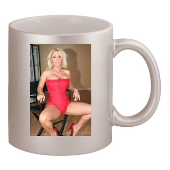 Holly Halston 11oz Metallic Silver Mug