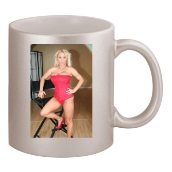 Holly Halston 11oz Metallic Silver Mug