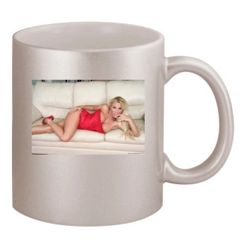 Holly Halston 11oz Metallic Silver Mug