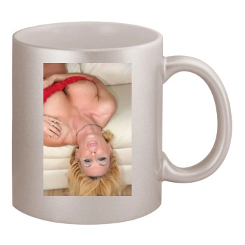 Holly Halston 11oz Metallic Silver Mug