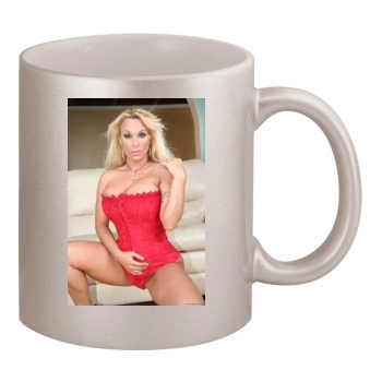 Holly Halston 11oz Metallic Silver Mug