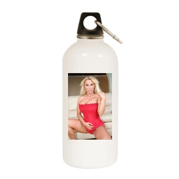 Holly Halston White Water Bottle With Carabiner