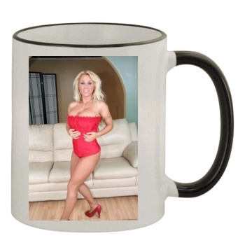 Holly Halston 11oz Colored Rim & Handle Mug