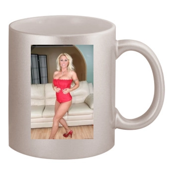 Holly Halston 11oz Metallic Silver Mug