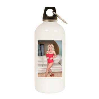 Holly Halston White Water Bottle With Carabiner