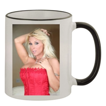 Holly Halston 11oz Colored Rim & Handle Mug