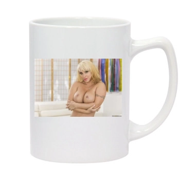 Holly Halston 14oz White Statesman Mug