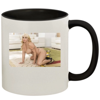 Holly Halston 11oz Colored Inner & Handle Mug