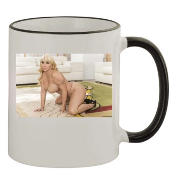 Holly Halston 11oz Colored Rim & Handle Mug