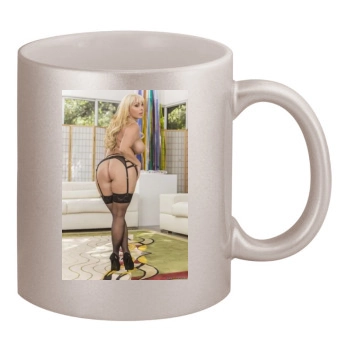 Holly Halston 11oz Metallic Silver Mug