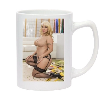 Holly Halston 14oz White Statesman Mug