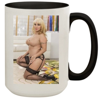 Holly Halston 15oz Colored Inner & Handle Mug