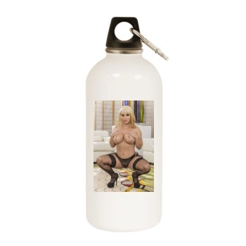 Holly Halston White Water Bottle With Carabiner