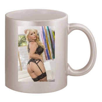 Holly Halston 11oz Metallic Silver Mug