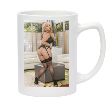 Holly Halston 14oz White Statesman Mug