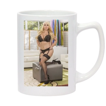 Holly Halston 14oz White Statesman Mug