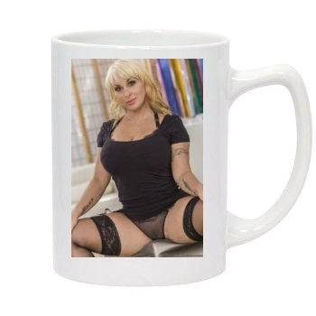 Holly Halston 14oz White Statesman Mug