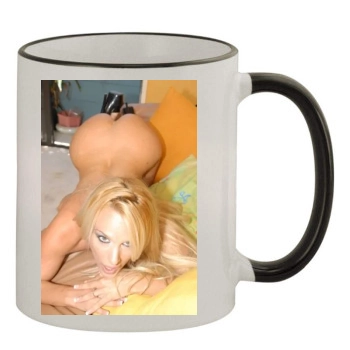 Holly Halston 11oz Colored Rim & Handle Mug