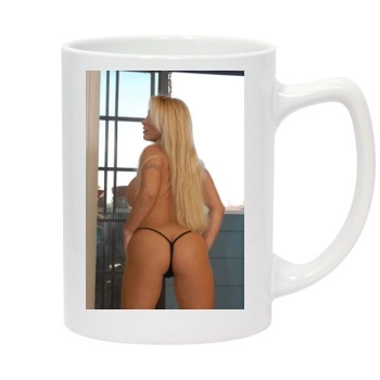 Holly Halston 14oz White Statesman Mug