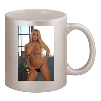 Holly Halston 11oz Metallic Silver Mug