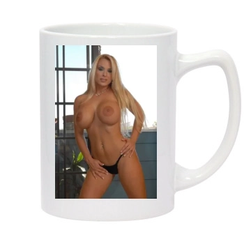 Holly Halston 14oz White Statesman Mug