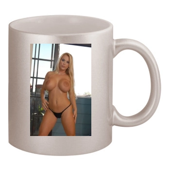 Holly Halston 11oz Metallic Silver Mug