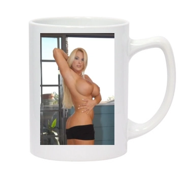 Holly Halston 14oz White Statesman Mug