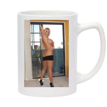 Holly Halston 14oz White Statesman Mug