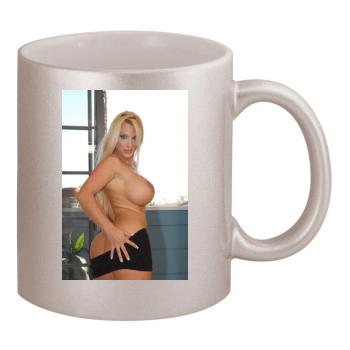 Holly Halston 11oz Metallic Silver Mug