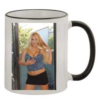 Holly Halston 11oz Colored Rim & Handle Mug