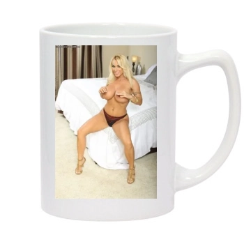 Holly Halston 14oz White Statesman Mug