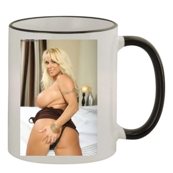 Holly Halston 11oz Colored Rim & Handle Mug