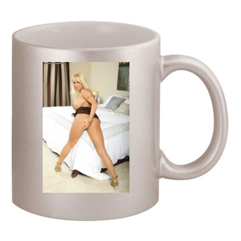 Holly Halston 11oz Metallic Silver Mug