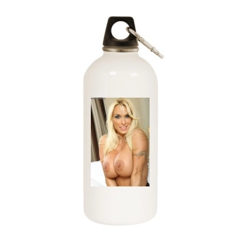 Holly Halston White Water Bottle With Carabiner