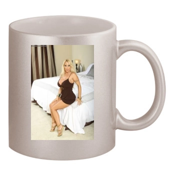 Holly Halston 11oz Metallic Silver Mug