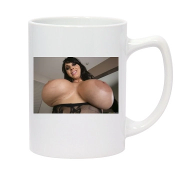 Holly Halston 14oz White Statesman Mug