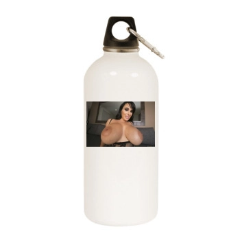 Holly Halston White Water Bottle With Carabiner