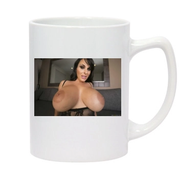 Holly Halston 14oz White Statesman Mug