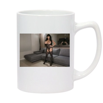 Holly Halston 14oz White Statesman Mug